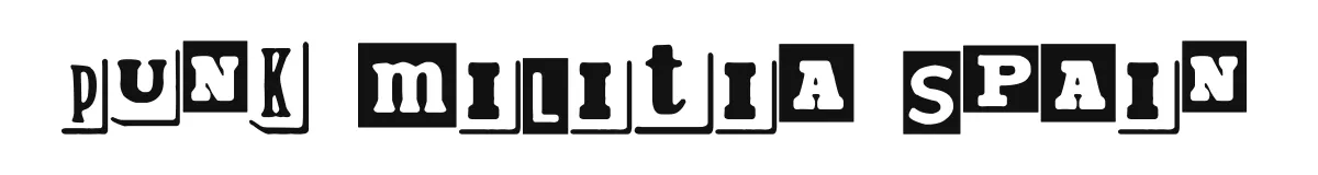 Punk Militia Spain font preview