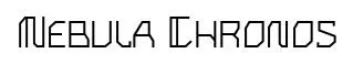 Nebula Chronos font preview
