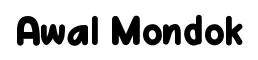 Awal Mondok font preview