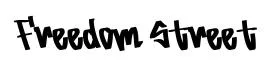 Freedom Street font preview