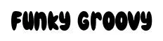 Funky Groovy font preview