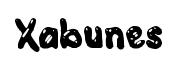 Xabunes font preview
