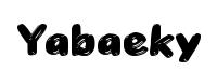 Yabaeky font preview