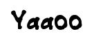 Yaaoo original font preview