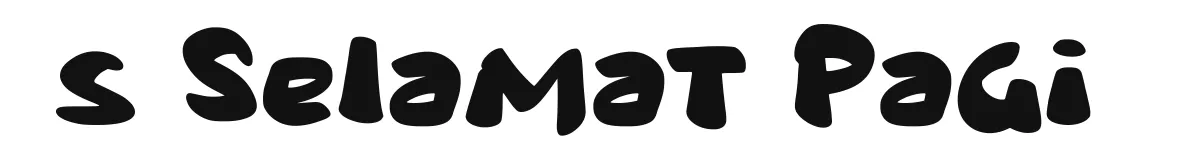 s Selamat Pagi font preview