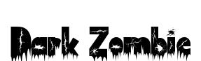 Dark Zombie original font preview