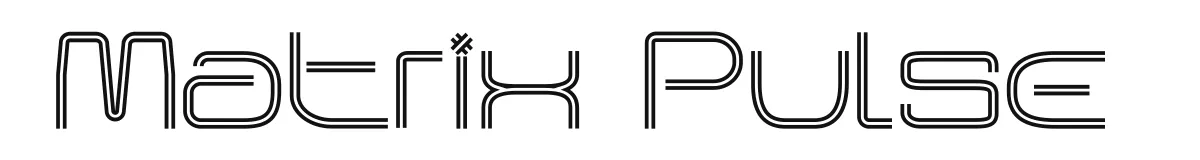 Matrix Pulse original font preview