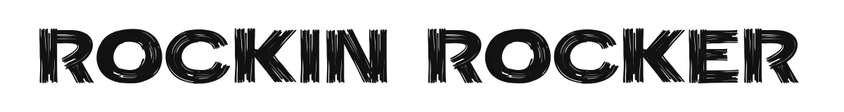 Rockin Rocker font preview