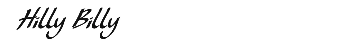 Hilly Billy font preview