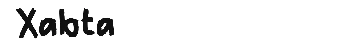 Xabta font preview