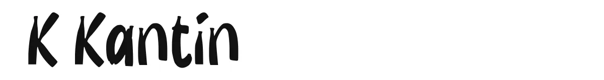 K Kantin font preview