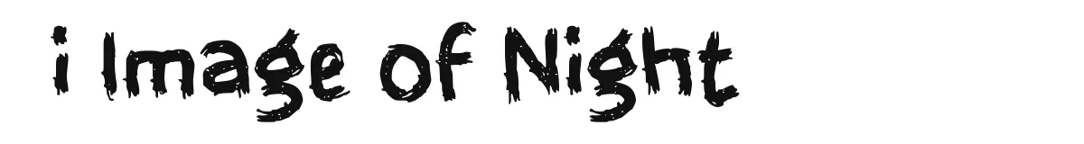 i Image of Night font preview