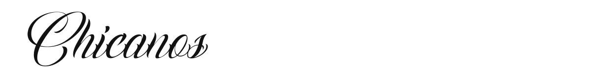 Chicanos original font preview