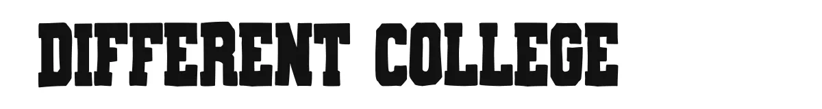 Different College Black preview