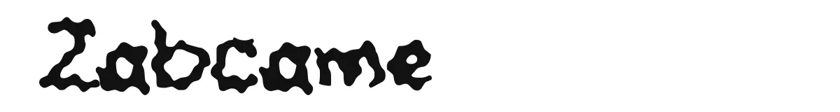 Zabcame font preview