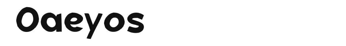 Oaeyos font preview