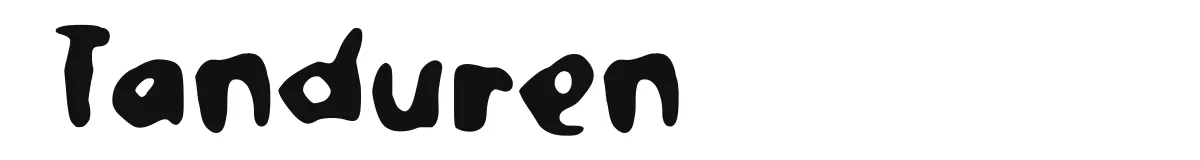 Tanduren font preview