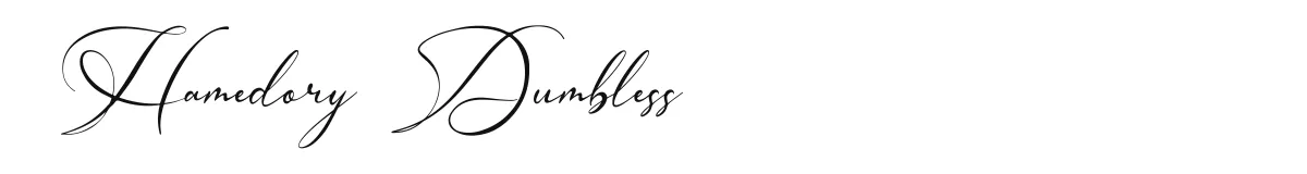 Hamedory Dumbless font preview