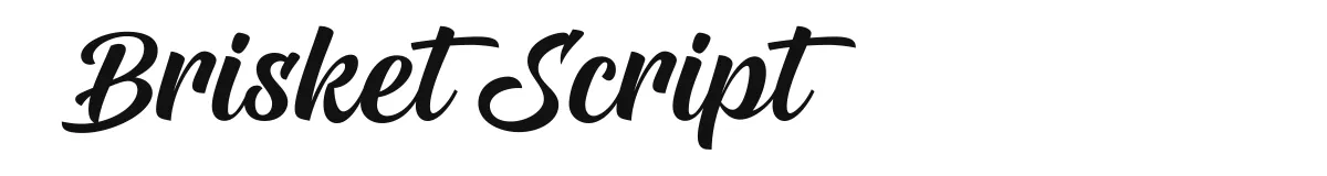Brisket Script font preview