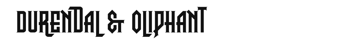 Durendal & Oliphant font preview