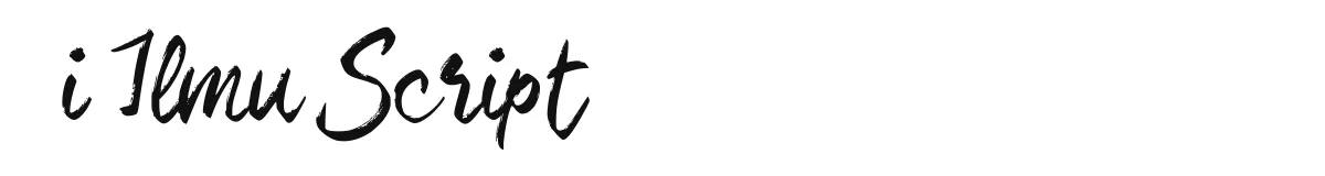 i Ilmu Script font preview