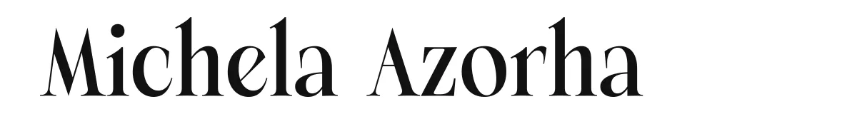 Michela Azorha original font preview