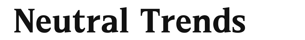 Neutral Trends font preview