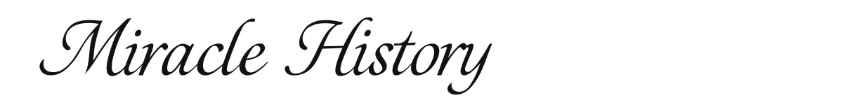 Miracle History font preview