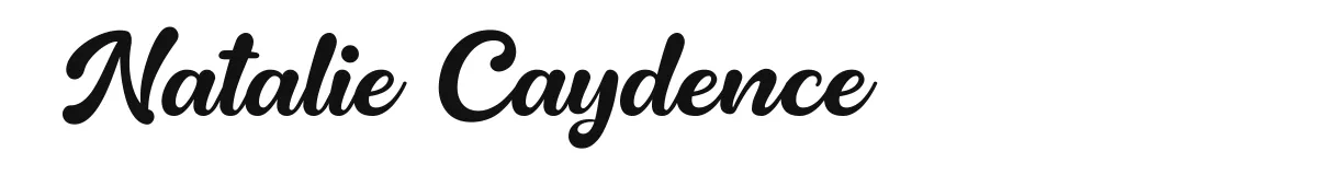 Natalie Caydence font preview