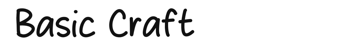 Basic Craft original font preview