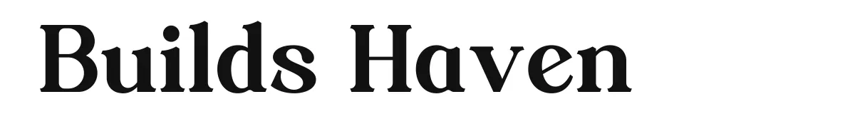 Builds Haven original font preview