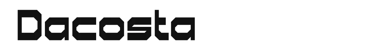 Dacosta font preview