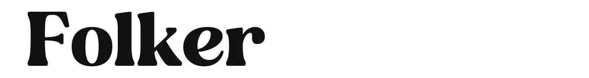 Folker original font preview