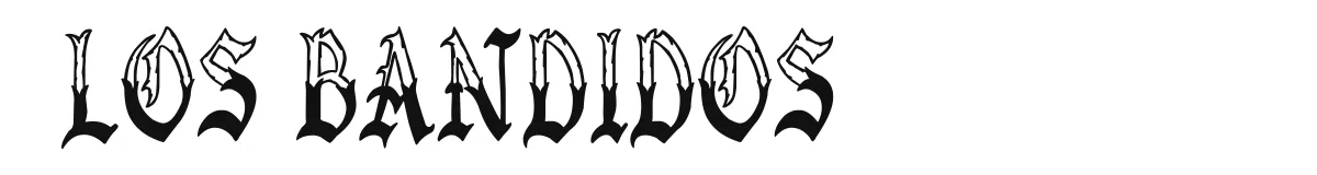 Los Bandidos font preview