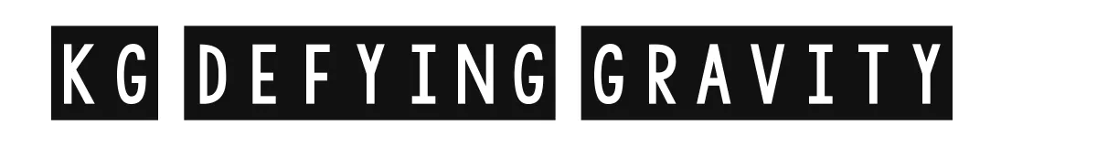 KG Defying Gravity font preview