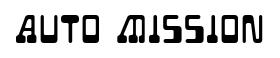Auto Mission original font preview