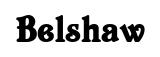Belshaw original font preview