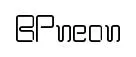BPneon original font preview