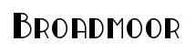 Broadmoor original font preview