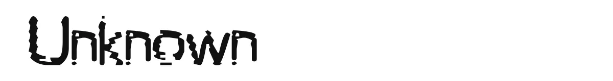 Unknown font preview