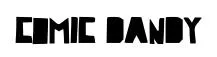 Comic Dandy original font preview
