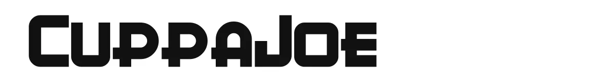 CuppaJoe original font preview