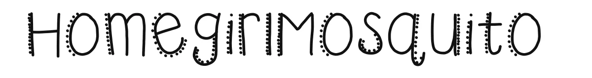 HomegirlMosquito original font preview