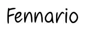 Fennario original font preview