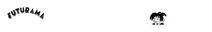 futurama dingbats original font preview