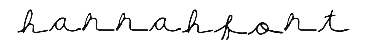hannahfont original font preview