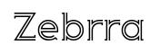 Zebrra original font preview