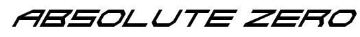 Absolute Zero Italic preview