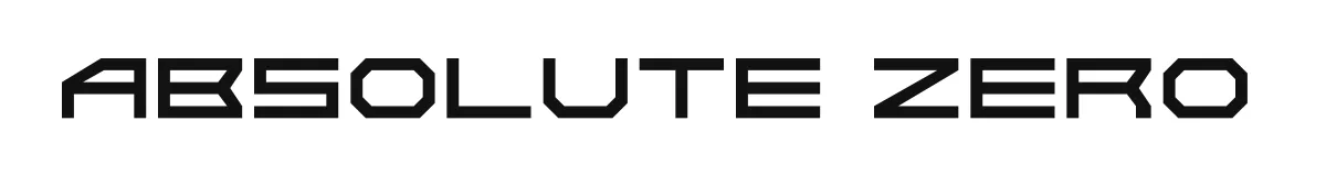 Absolute Zero font preview