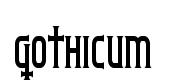 Gothicum original font preview